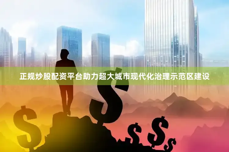 正规炒股配资平台助力超大城市现代化治理示范区建设